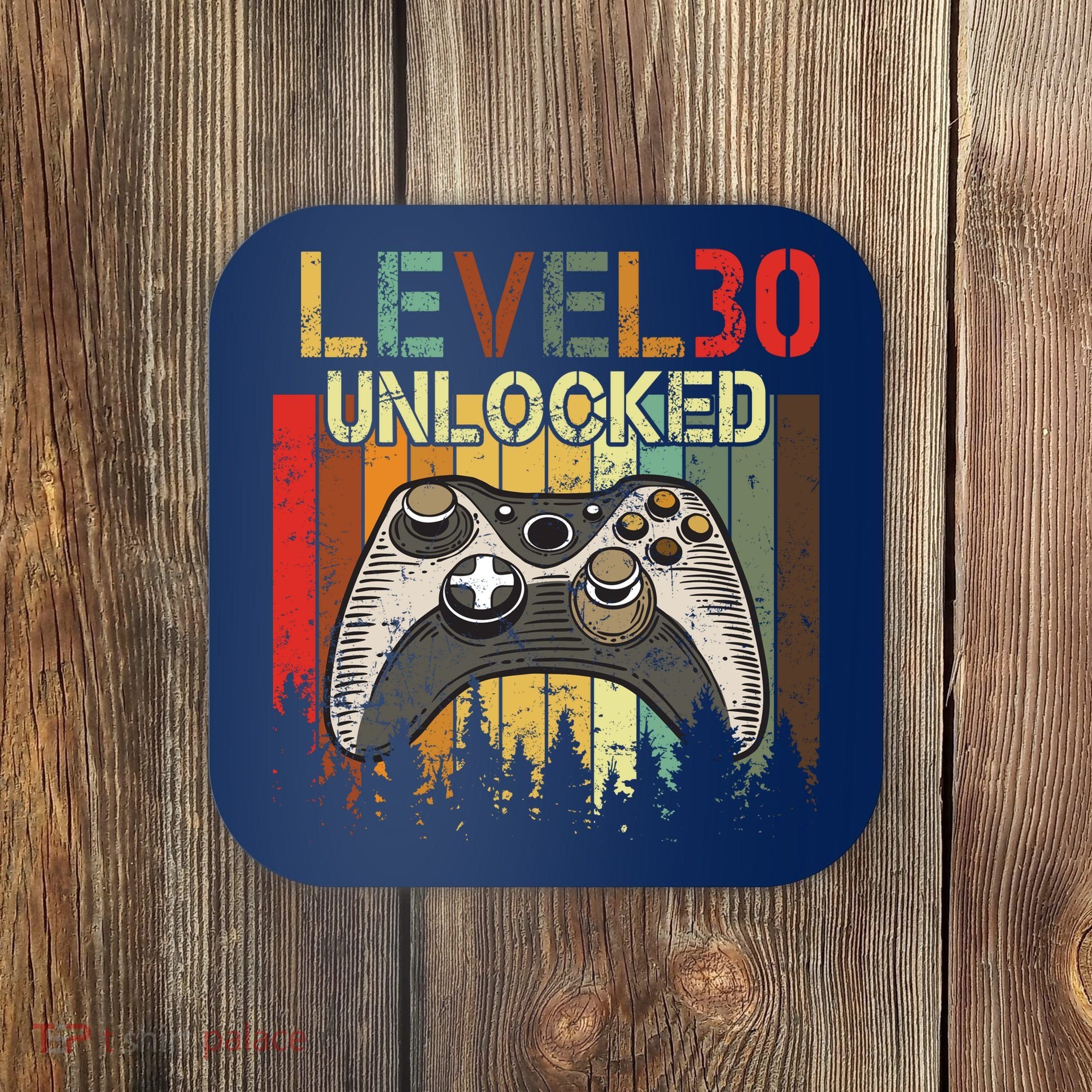 Level 30 Unlocked Video Game 30th Birthday Coaster