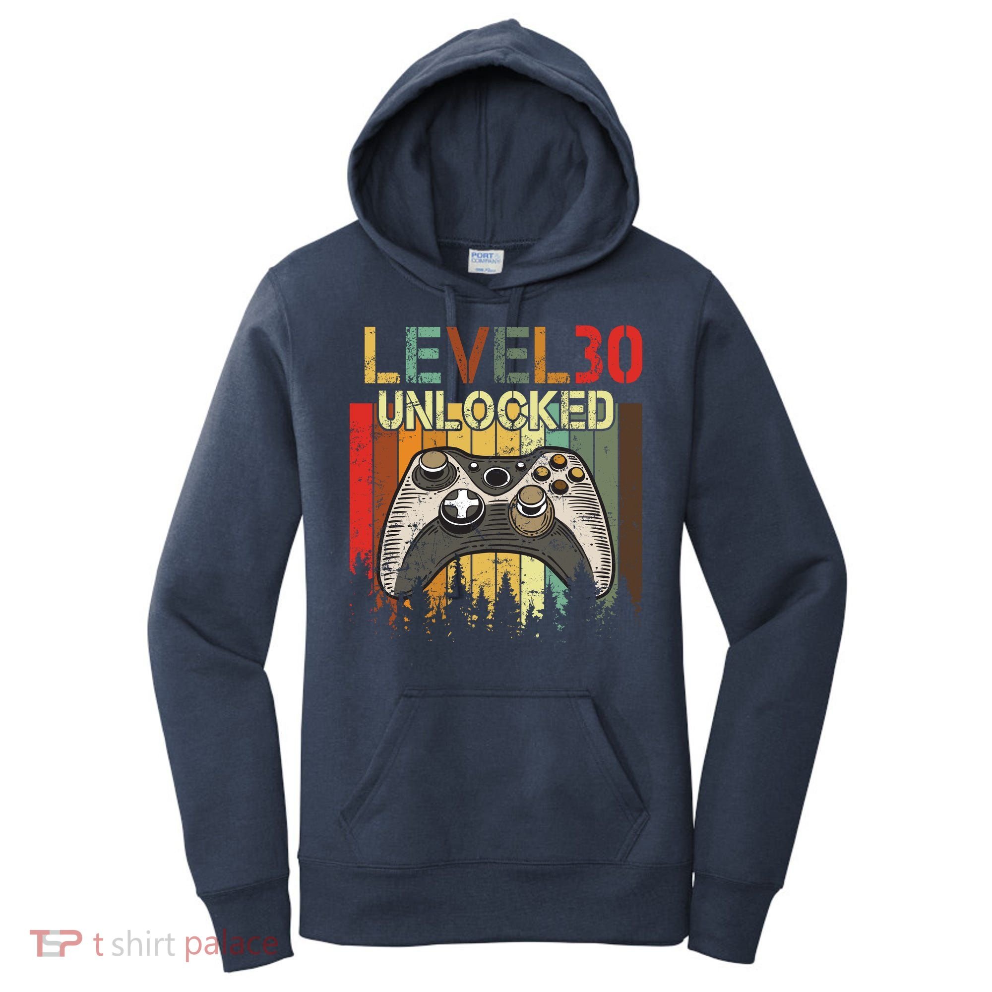 Level 30 Unlocked Video Game 30th Birthday Women's Hoodie