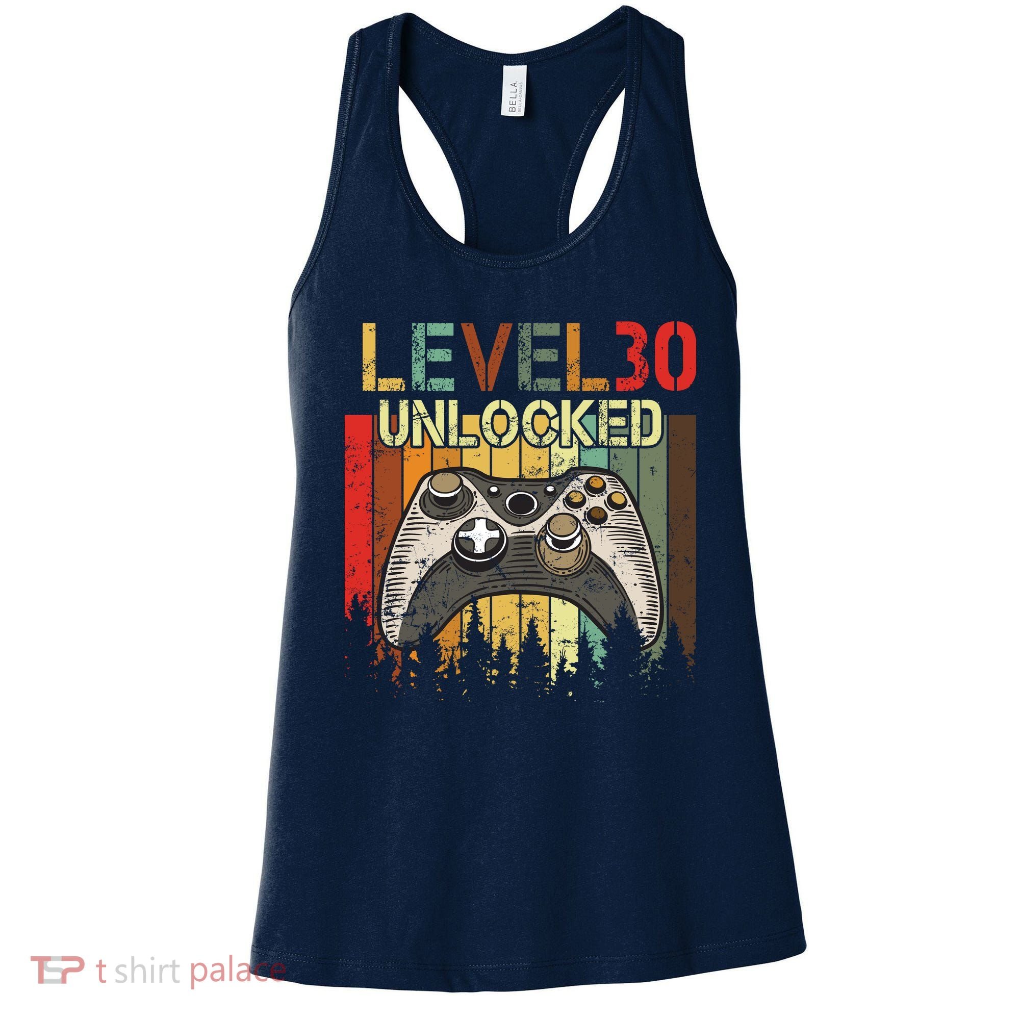 Level 30 Unlocked Video Game 30th Birthday Women's Tank Top