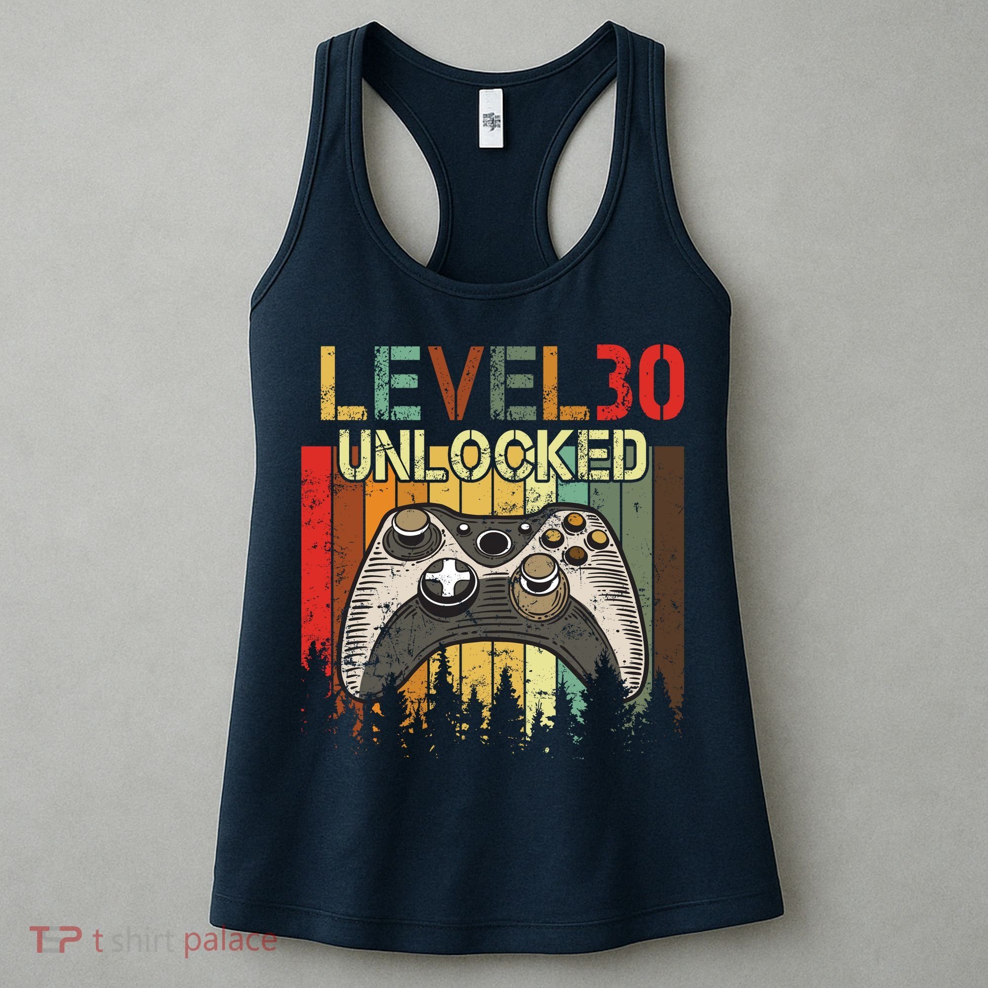 Level 30 Unlocked Video Game 30th Birthday Women's Tank Top