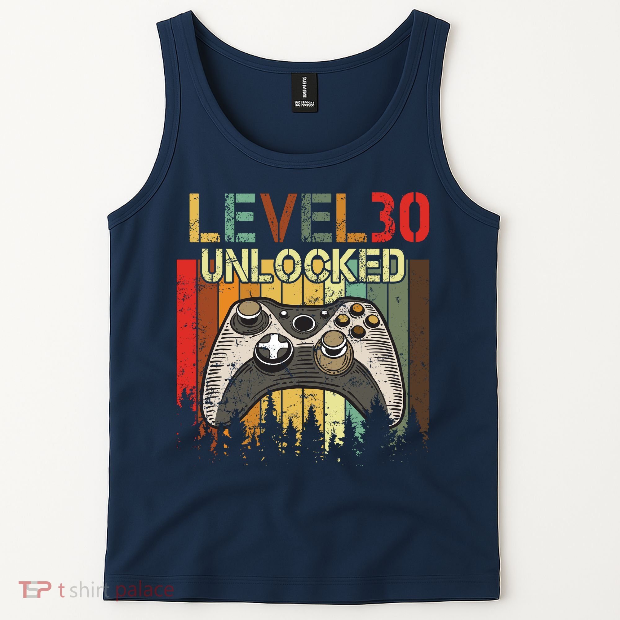 Level 30 Unlocked Video Game 30th Birthday Tank Top