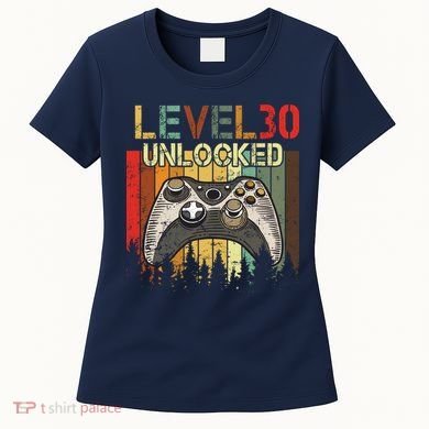 Level 30 Unlocked Video Game 30th Birthday Women's T-Shirt