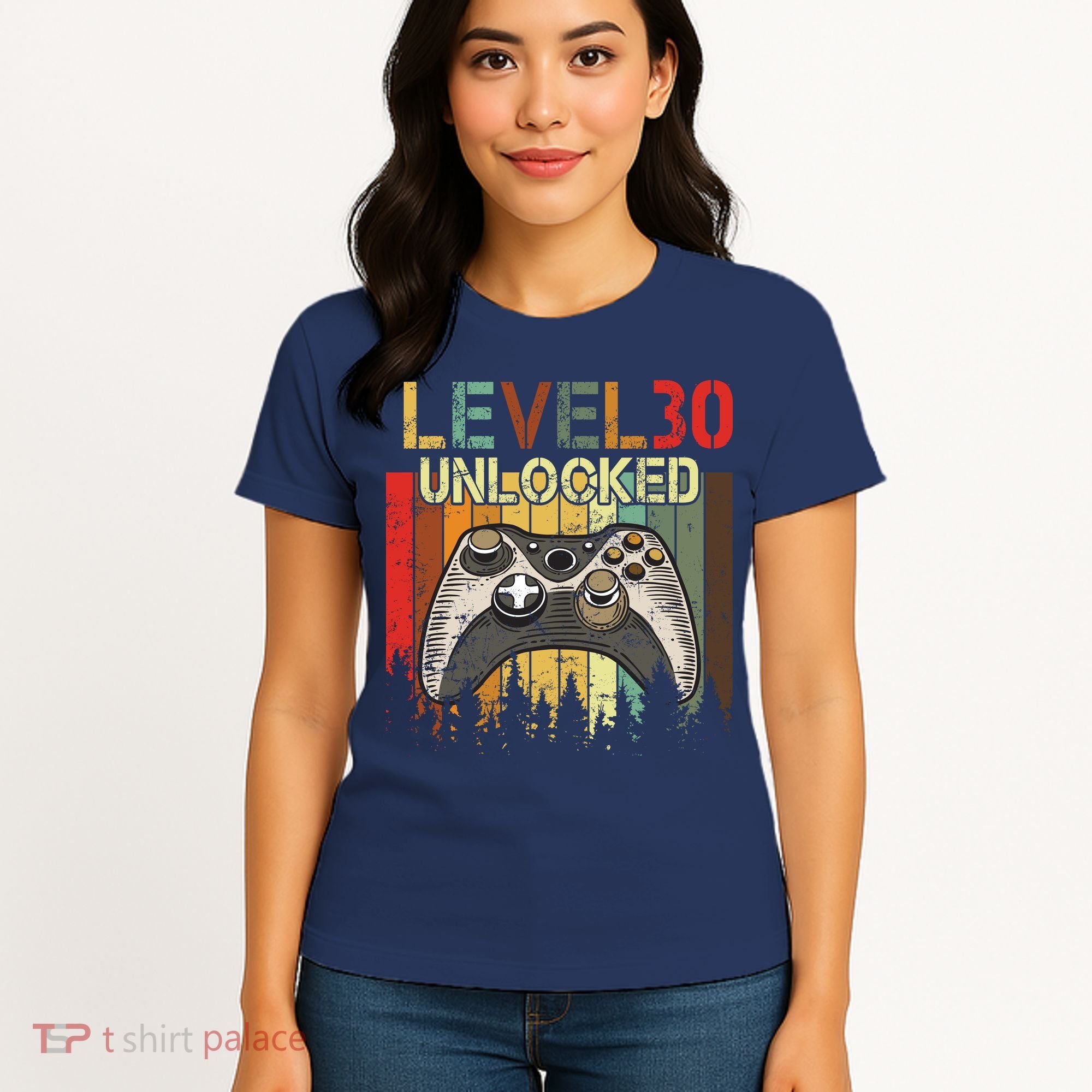 Level 30 Unlocked Video Game 30th Birthday Women's T-Shirt