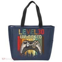 Level 30 Unlocked Video Game 30th Birthday Tote Bag thumb 0