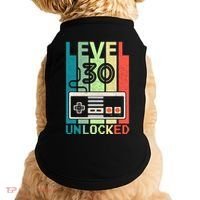 Level 30 Unlocked Video Gamer 30th Birthday Gifts Doggie Tank thumb 0