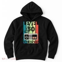 Level 30 Unlocked Video Gamer 30th Birthday Gifts Hoodie thumb 0