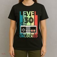 Level 30 Unlocked Video Gamer 30th Birthday Gifts T-Shirt thumb 4