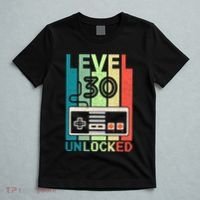 Level 30 Unlocked Video Gamer 30th Birthday Gifts T-Shirt thumb 5