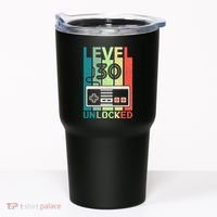 Level 30 Unlocked Video Gamer 30th Birthday Gifts Tumbler thumb 0