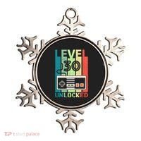 Level 30 Unlocked Video Gamer 30th Birthday Gifts Ornament thumb 0