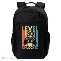 Level 30 Unlocked Funny Video Gamer 30th Birthday Gift Backpack thumb 0