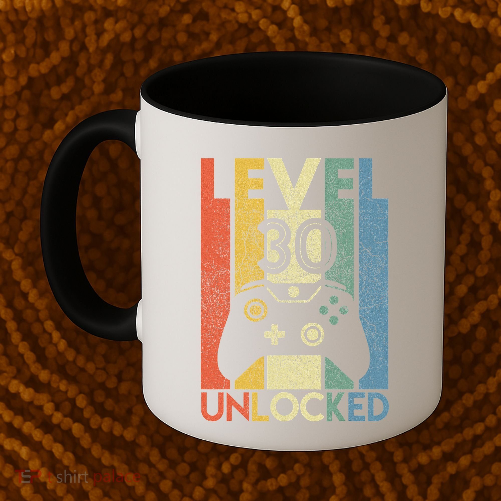Level 30 Unlocked Funny Video Gamer 30th Birthday Gift Coffee Mug