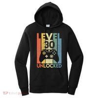 Level 30 Unlocked Funny Video Gamer 30th Birthday Gift Women's Hoodie thumb 0