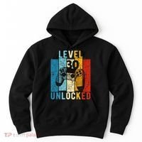 Level 30 Unlocked Video Gamer 30 Year Old 30th Birthday Gift Hoodie thumb 0