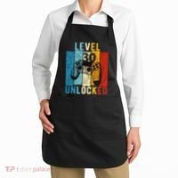 Level 30 Unlocked Video Gamer 30 Year Old 30th Birthday Gift Apron thumb 2