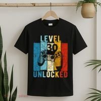 Level 30 Unlocked Video Gamer 30 Year Old 30th Birthday Gift T-Shirt thumb 2