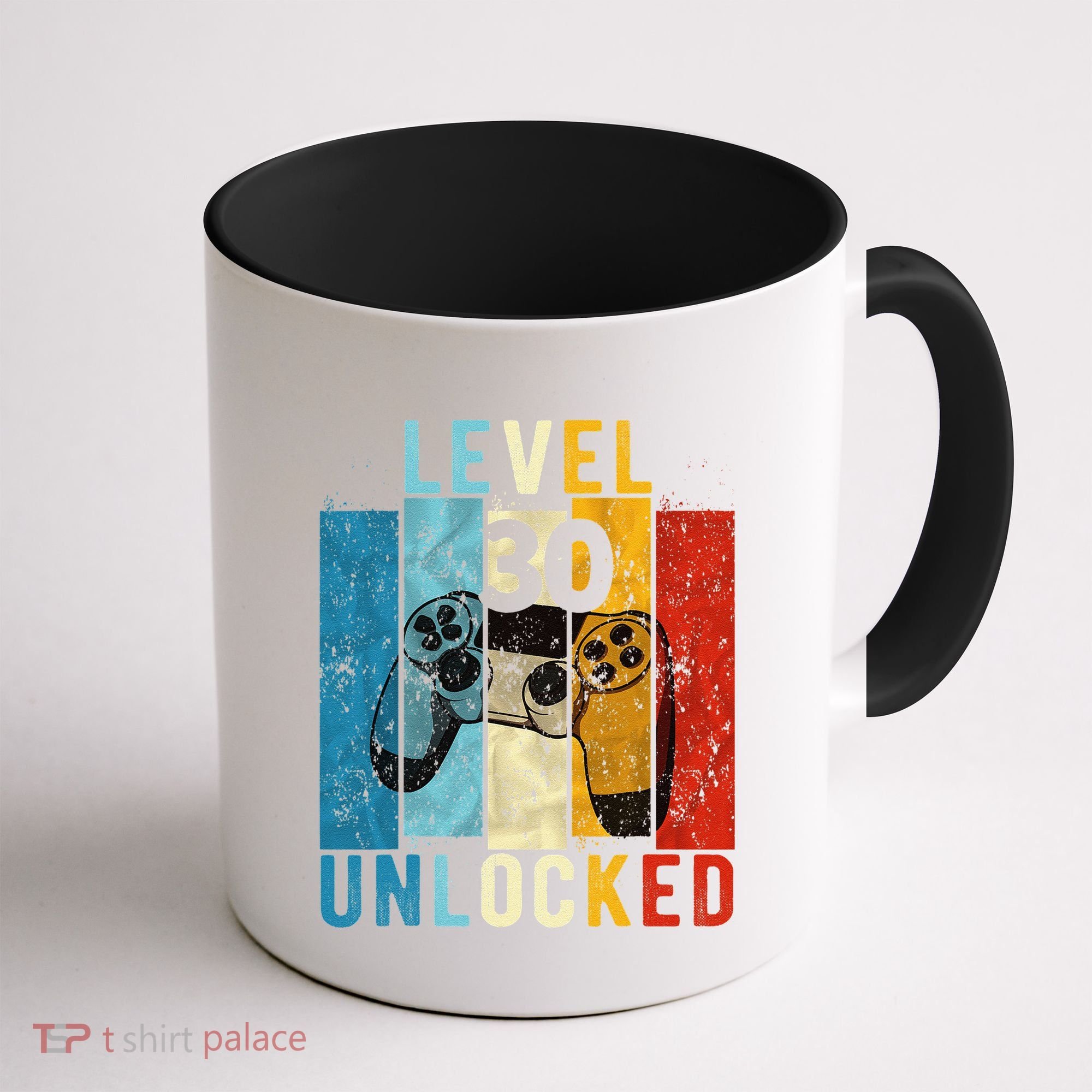 Level 30 Unlocked Video Gamer 30 Year Old 30th Birthday Gift Coffee Mug