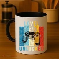 Level 30 Unlocked Video Gamer 30 Year Old 30th Birthday Gift Coffee Mug thumb 4