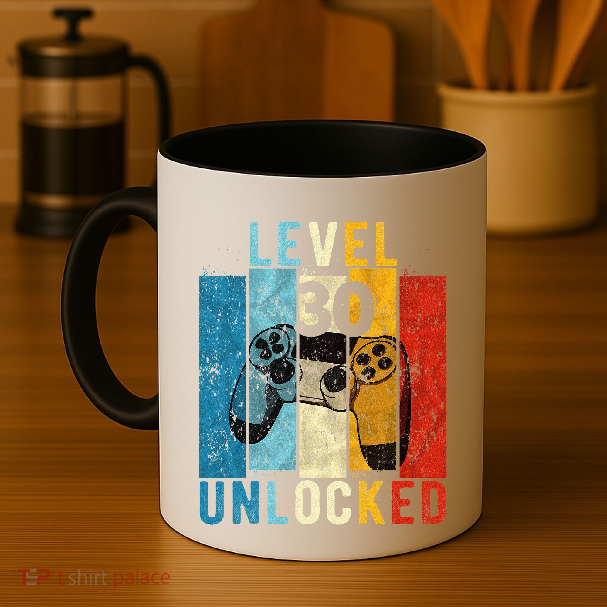 Level 30 Unlocked Video Gamer 30 Year Old 30th Birthday Gift Coffee Mug