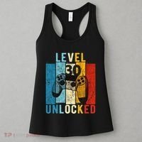 Level 30 Unlocked Video Gamer 30 Year Old 30th Birthday Gift Women's Tank Top thumb 3