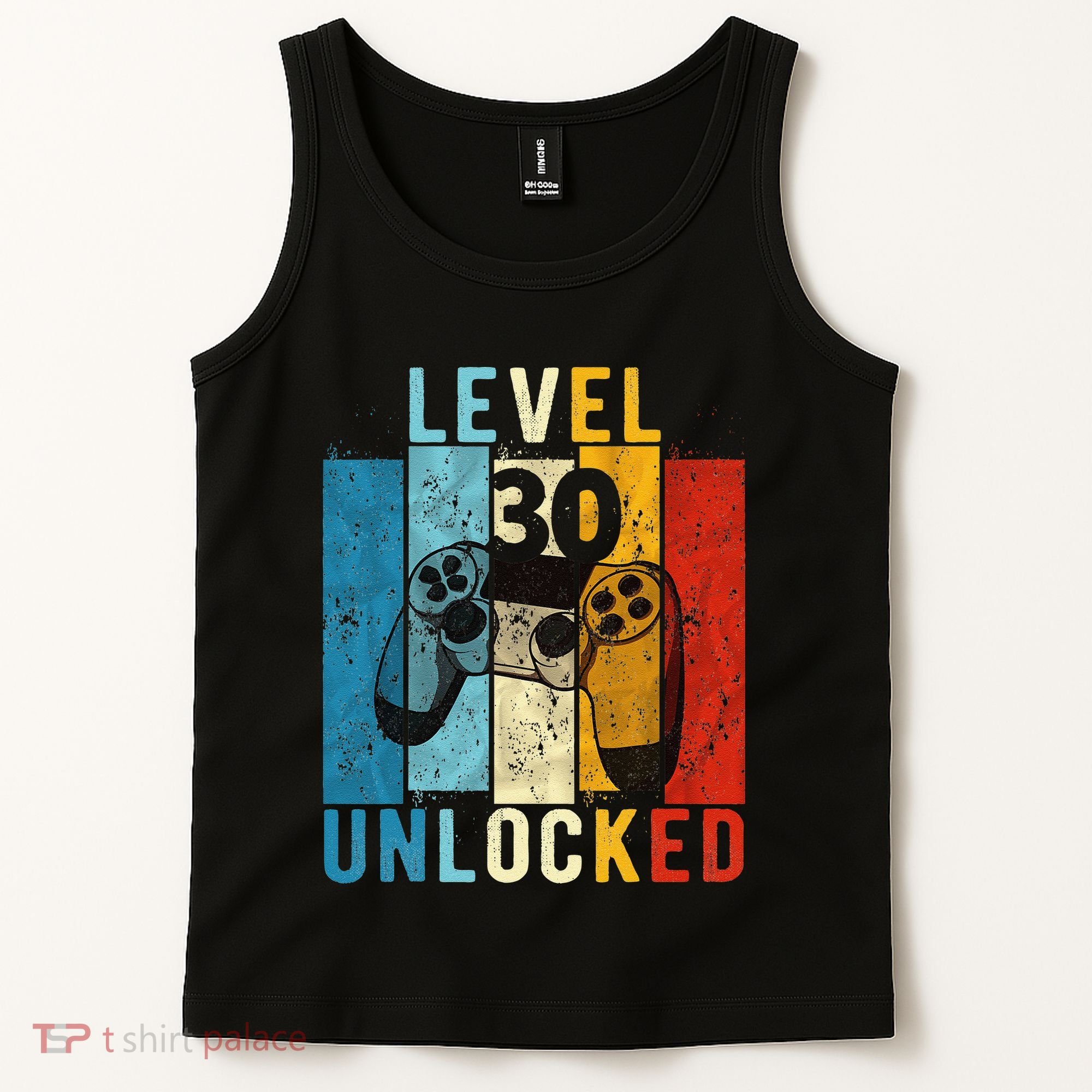 Level 30 Unlocked Video Gamer 30 Year Old 30th Birthday Gift Tank Top