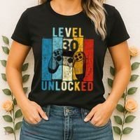 Level 30 Unlocked Video Gamer 30 Year Old 30th Birthday Gift Women's T-Shirt thumb 2