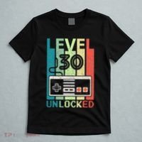 Level 30 Unlocked Video Gamer 30th Birthday Gifts Cute T-Shirt thumb 5