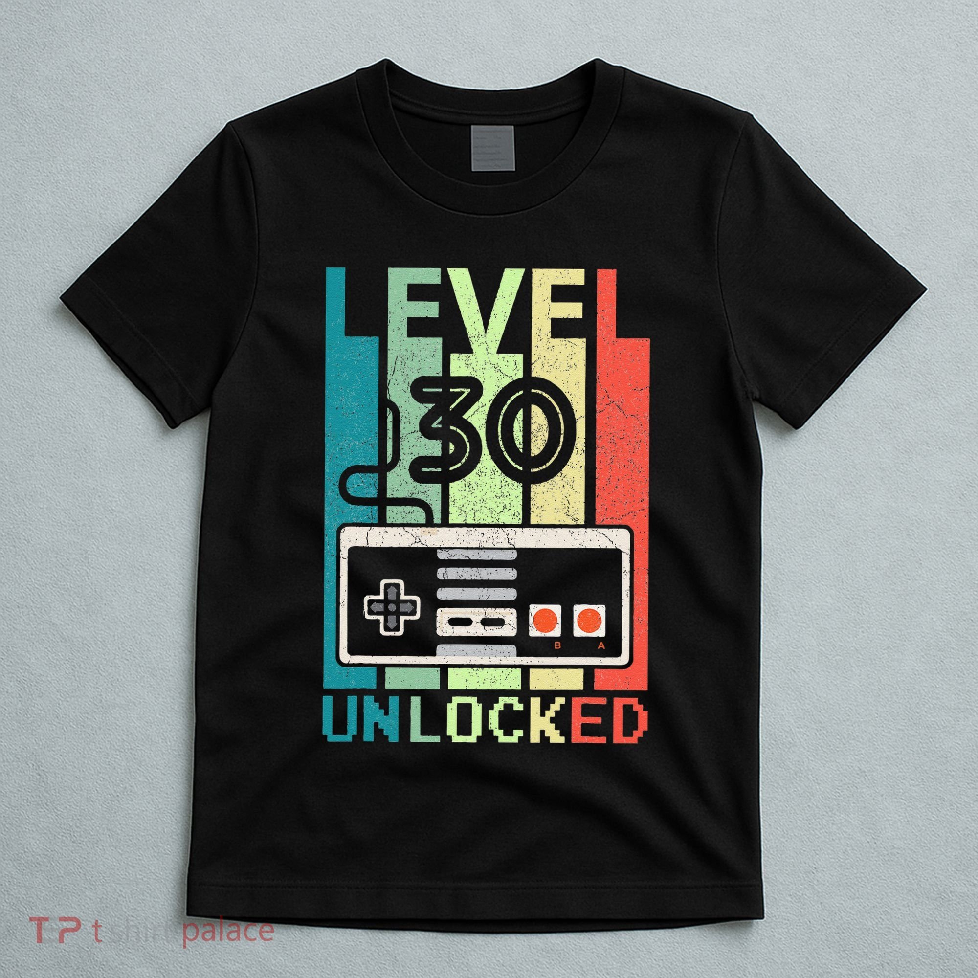 Level 30 Unlocked Video Gamer 30th Birthday Gifts Cute T-Shirt