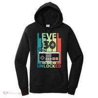 Level 30 Unlocked Video Gamer 30th Birthday Gifts Cute Women's Hoodie thumb 0