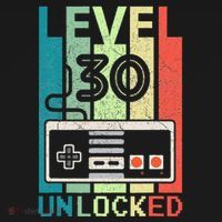 Level 30 Unlocked Video Gamer 30th Birthday Gifts Cute Ornament thumb 1