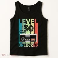 Level 30 Unlocked Video Gamer 30th Birthday Gifts Cute Tank Top thumb 2