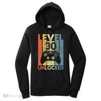 Level 30 Unlocked Funny Video Gamer 30th Birthday Women's Hoodie thumb 0