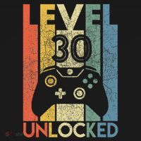 Level 30 Unlocked Funny Video Gamer 30th Birthday Women's Tank Top thumb 5