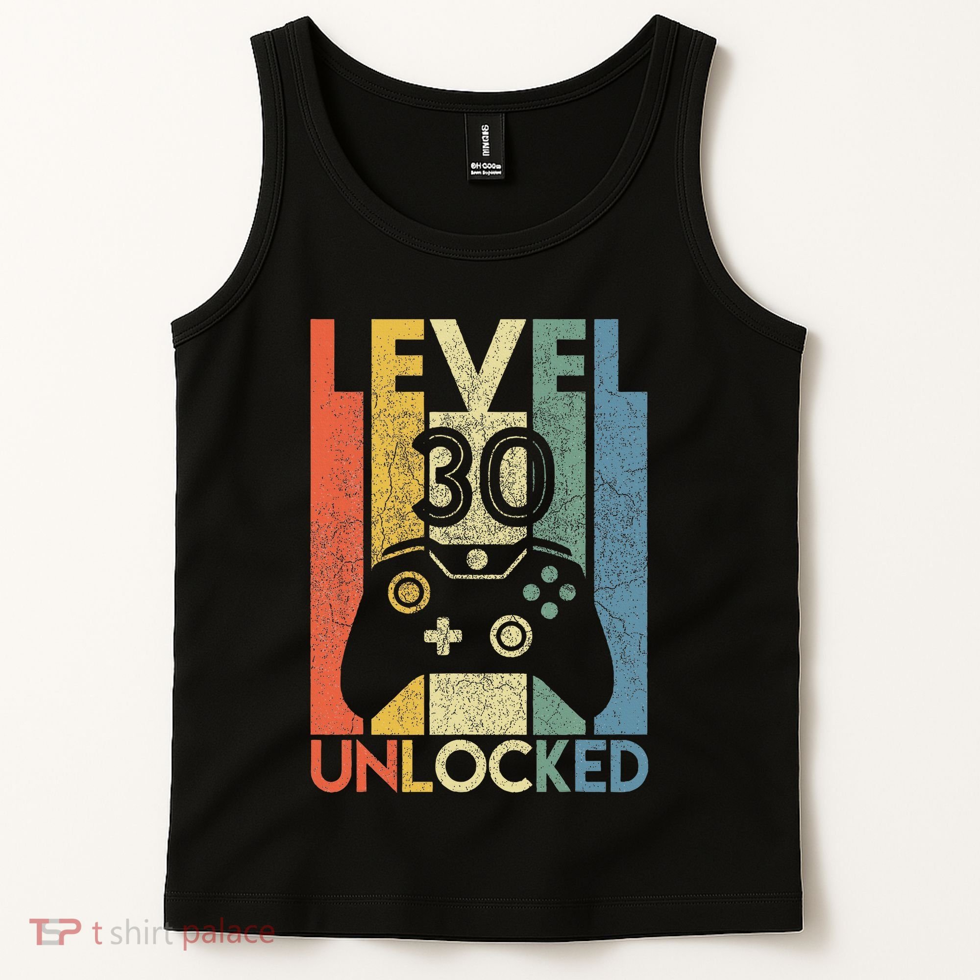 Level 30 Unlocked Funny Video Gamer 30th Birthday Tank Top