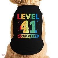 Level 41 Complete 41st Wedding Anniversary 41 Years Gift Doggie Tank thumb 0