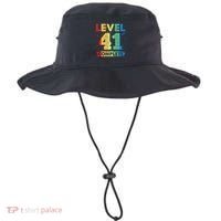 Level 41 Complete 41st Wedding Anniversary 41 Years Gift Bucket Hat thumb 0