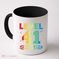 Level 41 Complete 41st Wedding Anniversary 41 Years Gift Coffee Mug thumb 0