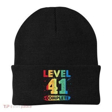Level 41 Complete 41st Wedding Anniversary 41 Years Gift Beanie