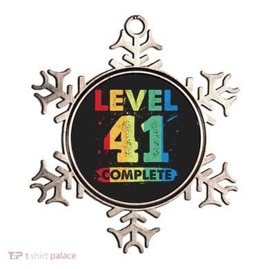 Level 41 Complete 41st Wedding Anniversary 41 Years Gift Ornament