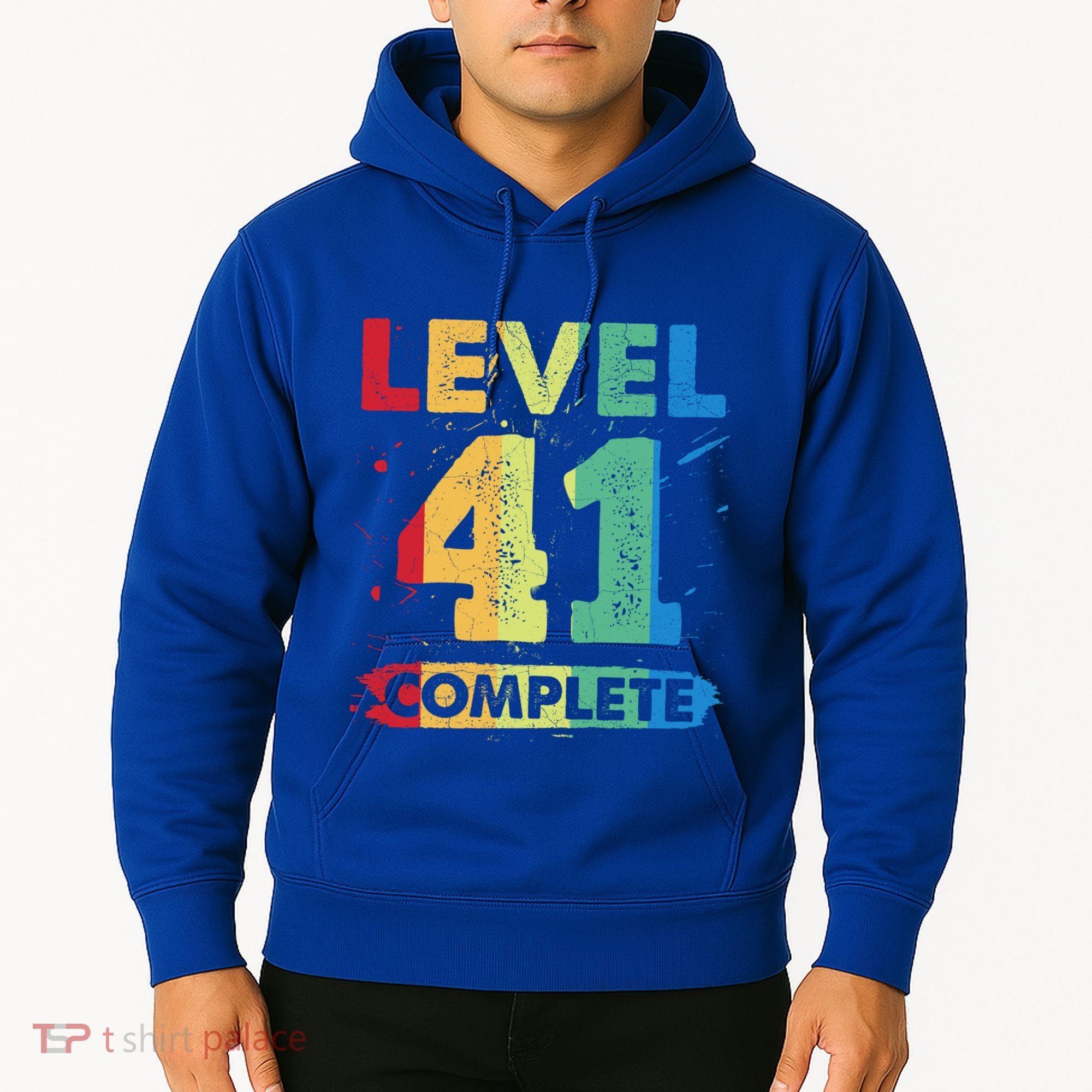 Level 41 Complete 41st Wedding Anniversary 41 Years Gift Hoodie