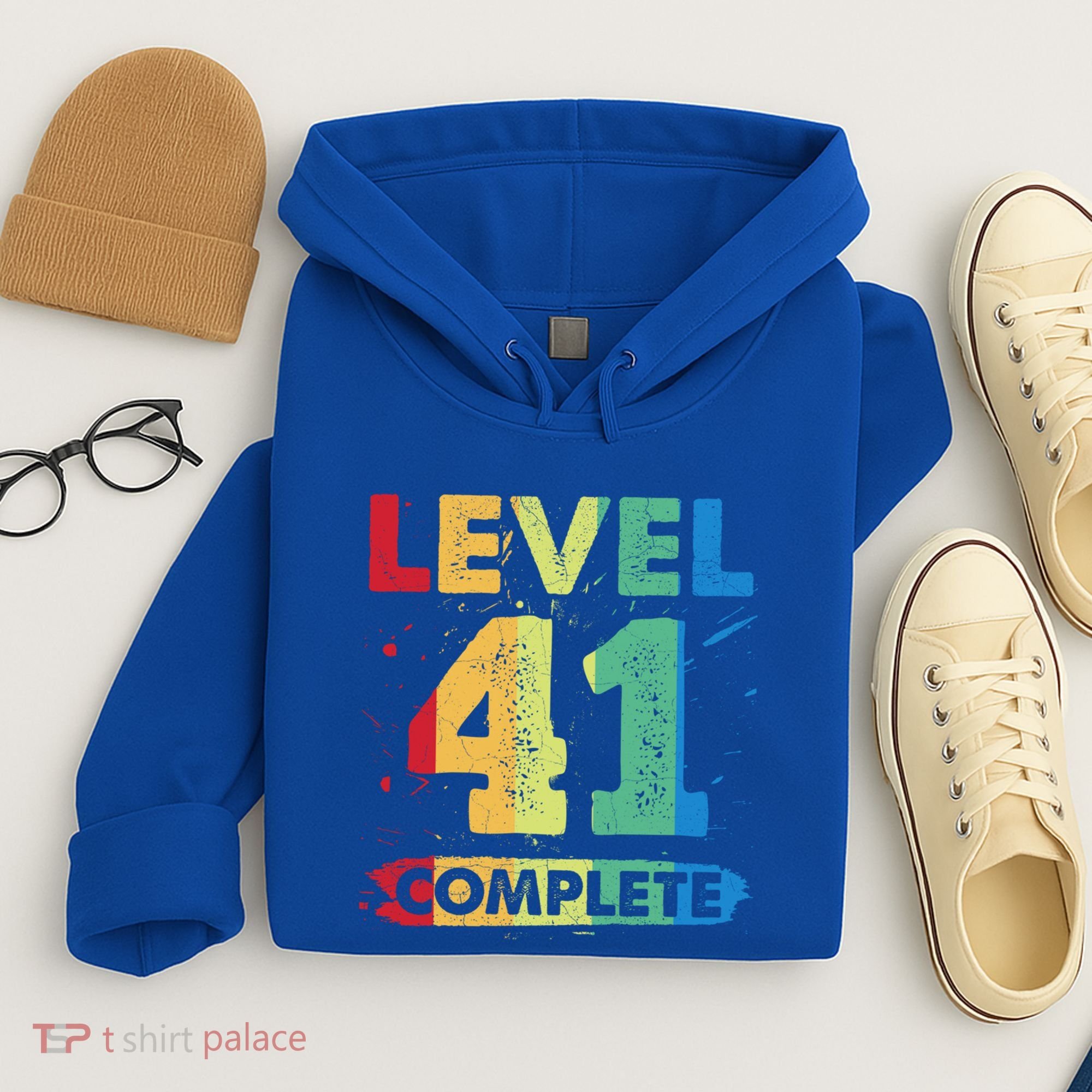 Level 41 Complete 41st Wedding Anniversary 41 Years Gift Hoodie