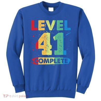 Level 41 Complete 41st Wedding Anniversary 41 Years Gift Sweatshirt