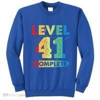 Level 41 Complete 41st Wedding Anniversary 41 Years Gift Sweatshirt thumb 0