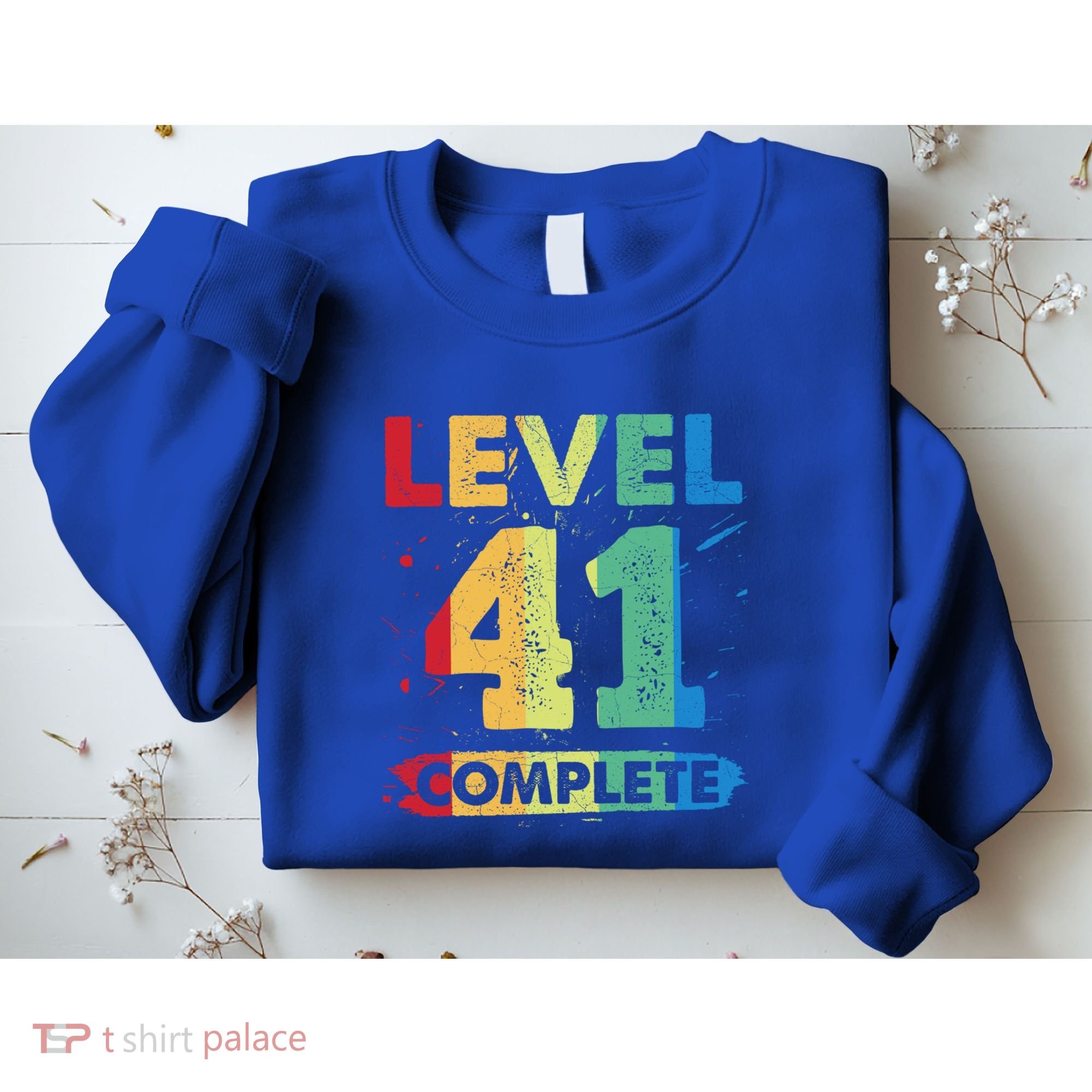Level 41 Complete 41st Wedding Anniversary 41 Years Gift Sweatshirt