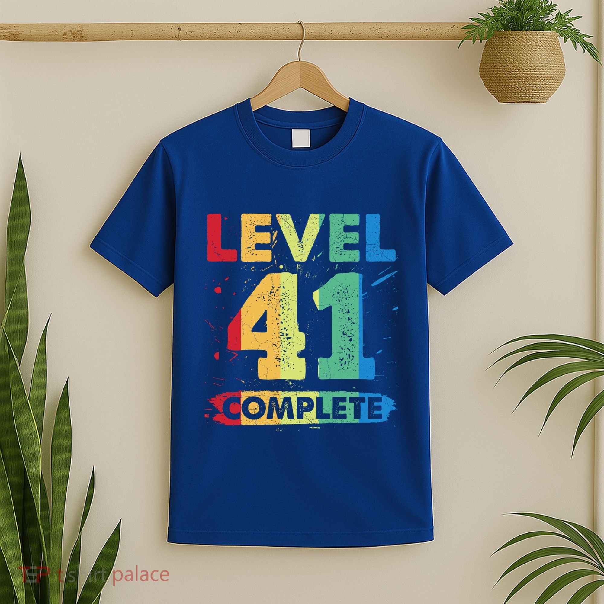 Level 41 Complete 41st Wedding Anniversary 41 Years Gift T-Shirt