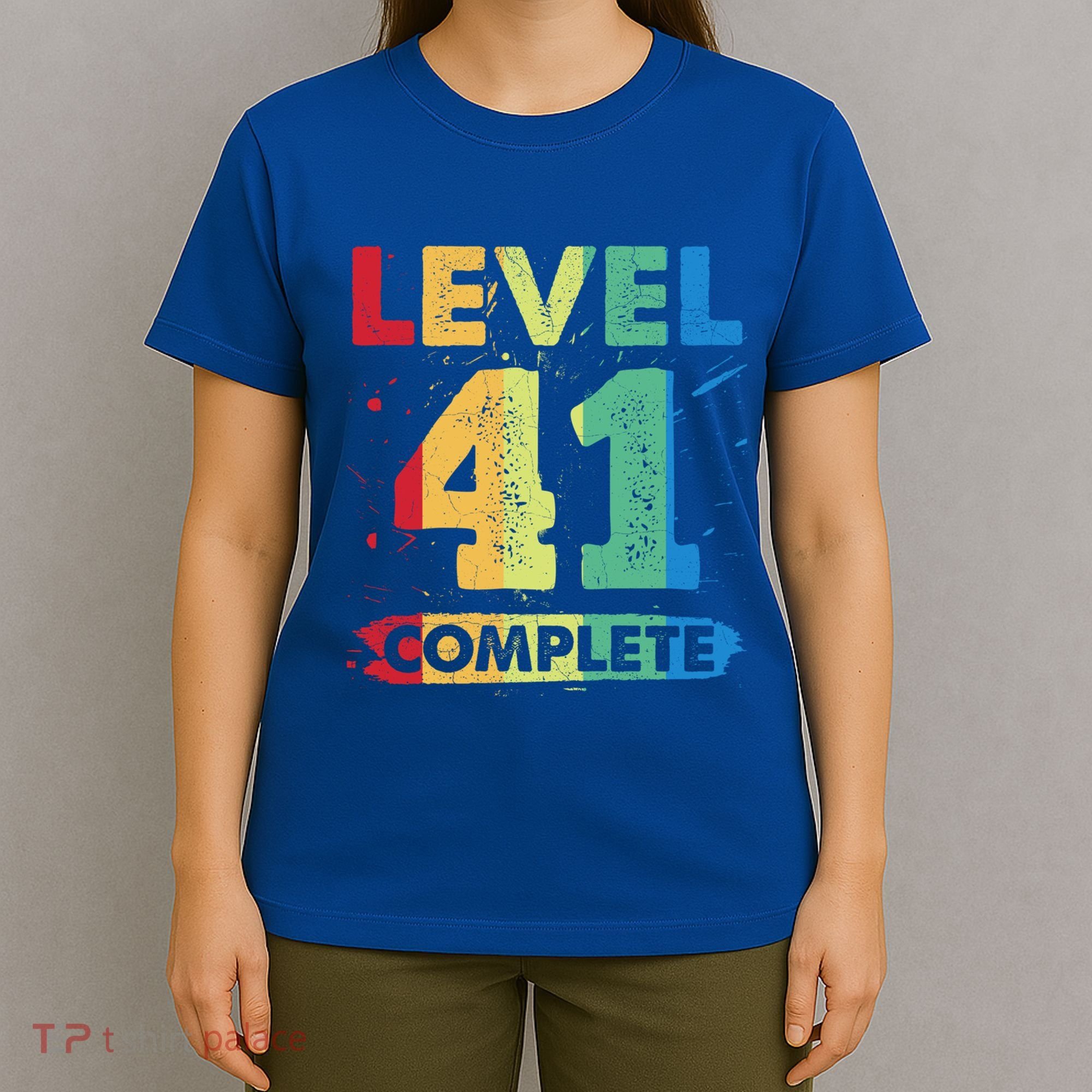 Level 41 Complete 41st Wedding Anniversary 41 Years Gift T-Shirt