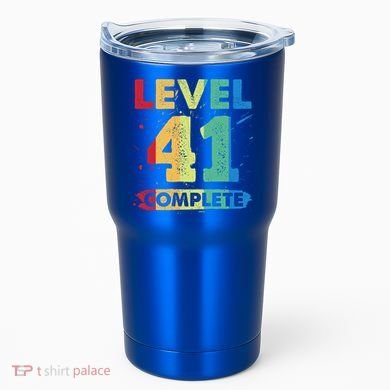 Level 41 Complete 41st Wedding Anniversary 41 Years Gift Tumbler