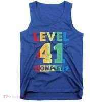 Level 41 Complete 41st Wedding Anniversary 41 Years Gift Tank Top thumb 0