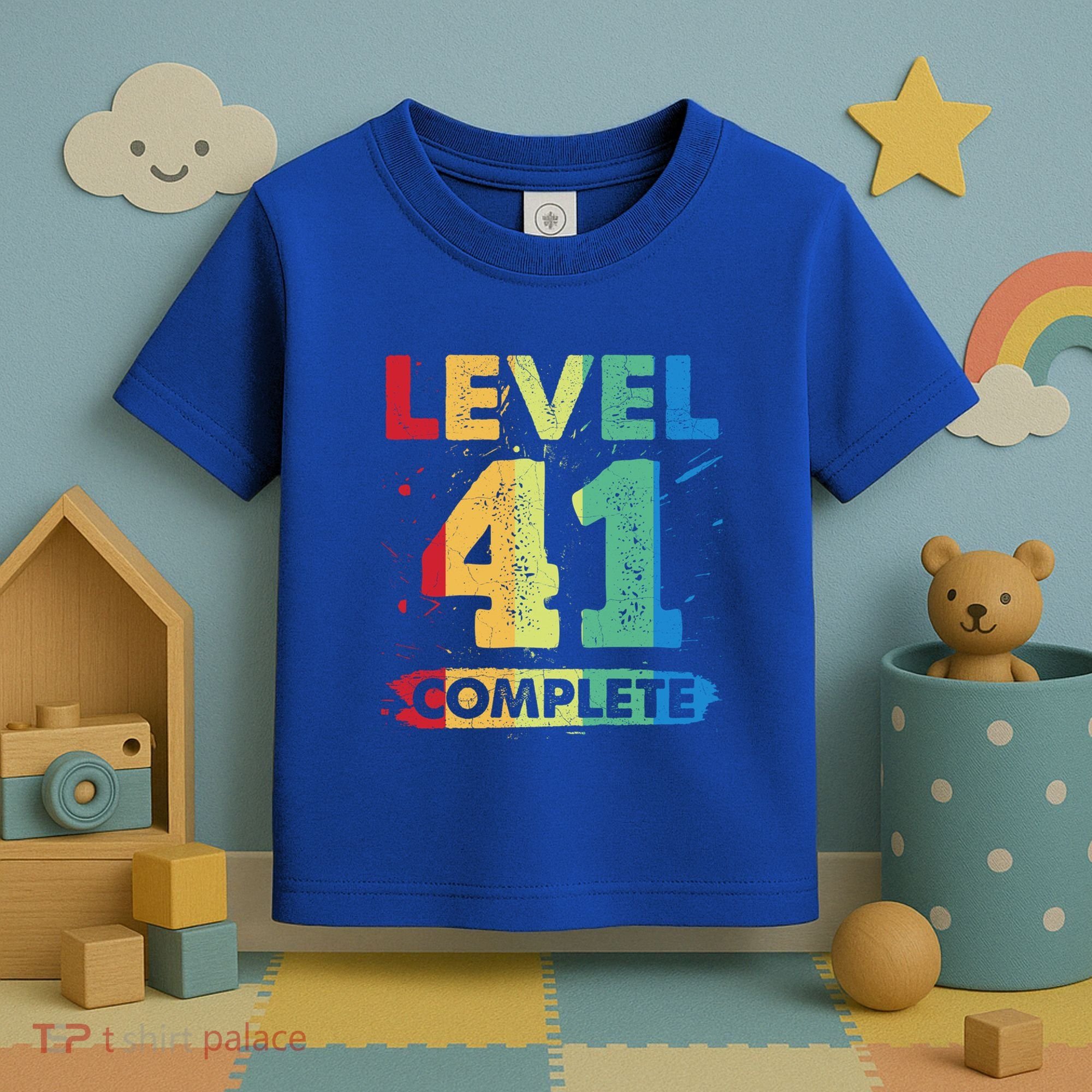 Level 41 Complete 41st Wedding Anniversary 41 Years Gift Toddler T-Shirt