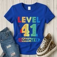 Level 41 Complete 41st Wedding Anniversary 41 Years Gift Women's T-Shirt thumb 3